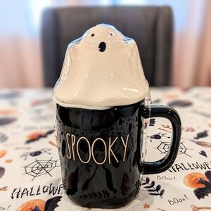 Rae Dunn Ghost Figural Halloween Spooky Mug